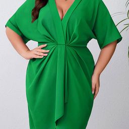 DressBerry Women V-Neck Wrap Dress-image-62
