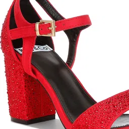 RAG & CO Block Peep Toes with Laser Cuts image 5