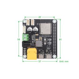 Waveshare Serial Bus Servo Driver HAT, Integrates ESP32 and Servo Control Circuit, Suitable for ST / RSBL Series Serial Bus Servos image 4