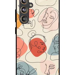 QRIOH Conversational Printed Samsung Galaxy F55 5G Back Case-image-75