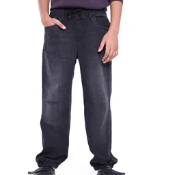 RARE ONES Boys Low Distress Light Fade Jogger Jeans-image-85