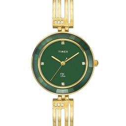 Timex Women Brass Embellished Dial & Straps Analogue Watch TWEL16205-image-90