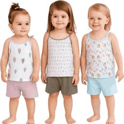 Melon Kidswear Kids-Girls Multi Clothing Set-image-51