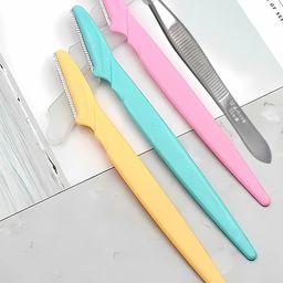 basicare Set Of 3 Eyebrow Razor & Slant Tweezers-41