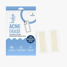 BAKE 2% Salicylic Acid Hydrocolloid Acne Patch- XL- 4 Strips-55