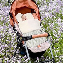 Babymoon Kids White Textured Baby Swaddle Wrap Sleeping Bag-43