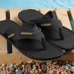 Metro Men Textured Clogs Sandals-16