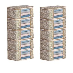 AMAK INC Beige Fabric Multi-Utility Wardrobe Organisers-picture-20