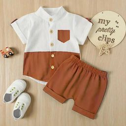 Fabfashion Unisex Brown Clothing Set-image-91