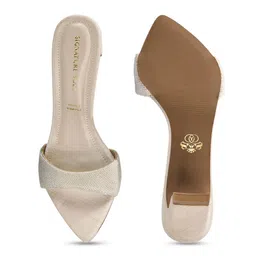 Signature Sole Embellished Party Block Sandals image 2