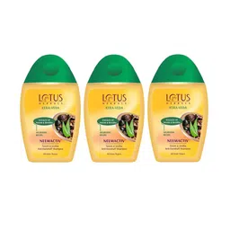 Lotus Herbals Kera-Veda Set Of 3 Neemactiv Neem & Reetha Anti Dandruff Shampoo-150ml Each image 1