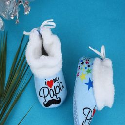 Star Fish Unisex Kids Cotton Booties-16