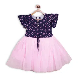 BAESD Girls Floral Print Fit & Flare Dress-picture-0