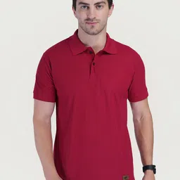 Polo Plus Men Polo Collar Bio Finish Pockets T-shirt-image-47