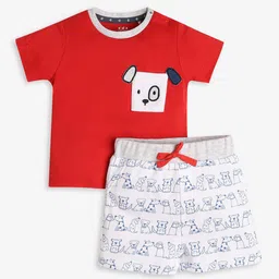 Ed-a-Mamma Baby Boys Printed T-shirt with Shorts-image-20