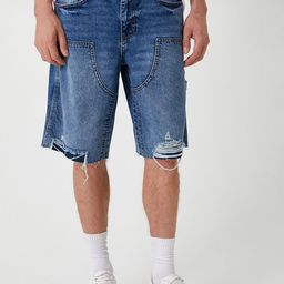 Koton Men Loose Fit Denim Shorts-image-87