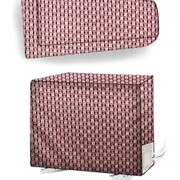The Furnishing Tree 1 Ton Split AC Cover for Indoor and Outdoor Units Basketweave Pattern Multicolo-image-22