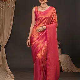Anouk Woven Design Zari Silk Blend Kanjeevaram Saree-11