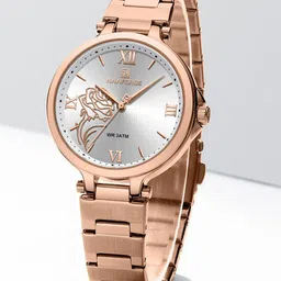 Naviforce Women Patterned Dial & Stainless Steel Straps Analogue Watch NF5060_RG W-image-72