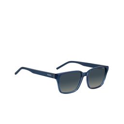 HUGO Men Square Sunglasses with UV Protected Lens 204394PJP57UY-14