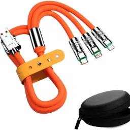 POZUB Multi-Function 3 In 1 Charging Data Cable,120W Charger Cord Cable+Carry Pouch Charging Pad-52