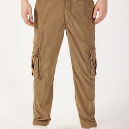 Thomas Scott Men Striped Smart Cargos Trousers-picture-21