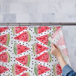 ArtzFolio Single Piece Waterproof Polyester Shower Curtain-image-23