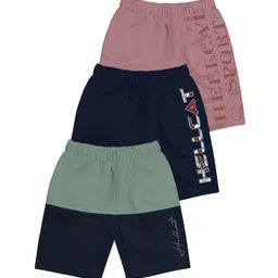 HELLCAT Boys Typography Printed Shorts-19