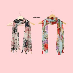 StoleVilla Girls Printed Stole-image-80