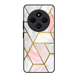 QRIOH Geometrical Marble Real Printed Redmi 14C 5G Impact Resistant Back Case-picture-10