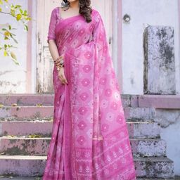 all about you Floral Pure Cotton Saree-picture-27