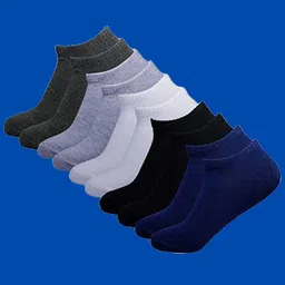 MJE Men Pack Of 5 Ankle-Length Socks-32