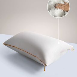 SleepyCat White Fibre Filled Polyester Lightweight Sleep Pillow-17