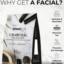 Spring H2O 5 Steps 2 in 1 Charcoal Facial Kit - 10 g Each image 4