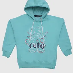 White Snow Girls Printed Sweatshirt-image-85