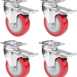 Steel Swivel Plate Roller Industrial for Trolley Caster Wheels 3 Inch Swivel Furniture Caster-16