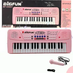 bigfun 37 Key Piano Keyboard With Recording, Mic & Type-C Power Cable image 4