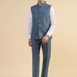 Givo Men Slim-Fit Single-Breasted Two-Piece Suit-image-71