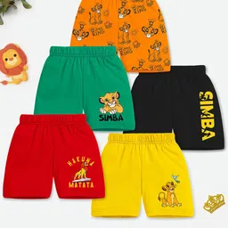 Disney By Miss and Chief Boys Printed Simba Shorts-image-23