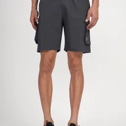 OLWEN Men Regular Fit Low-Rise Cargo Shorts-image-7