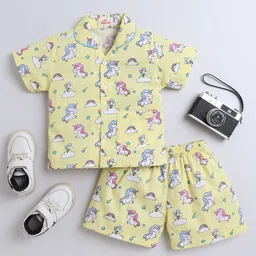 The Magic Wand Unisex Kids Printed Night suit-picture-14