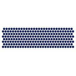 Comet Busters Bindiful Set Of 10 Traditional Bindis - Navy Blue image 2