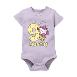 Zeezeezoo Kids Graphic Printed Cotton Bodysuit-image-76