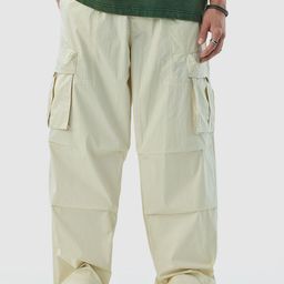 Snitch Men Beige Mid-Rise Relaxed Fit Trouser-image-65