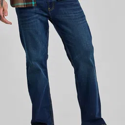 Snitch Men Classic Bootcut Heavy Fade Stretchable Jeans-image-96