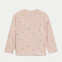 Marks & Spencer Floral Print Cotton Top-49