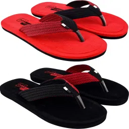Mens Comfortable Trending And Stylish Slipper And Flipflop (Pack Of 2) Men Slippers-picture-3