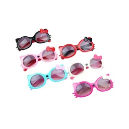 SHOP FRENZY Unisex Kids Cateye Sunglasses with UV Protected Lens-44