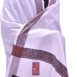 Indian shawl Polyester Wool Blend Woven Men Shawl-image-67