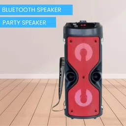 Clairbell 4210 (PORTABLE BLUETOOTH PARTY SPEAKER)With Karaoke Mic & High Quality SoundW486 30 W Bluetooth Tower Speaker-picture-25
